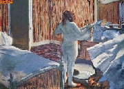 Frau bei der Toilette nach Degas